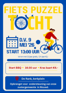 Fietspuzzeltocht met BBQ + GEANNULEERD