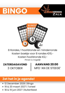 Herftsbingo @ Dorpshuis "An de Steege"